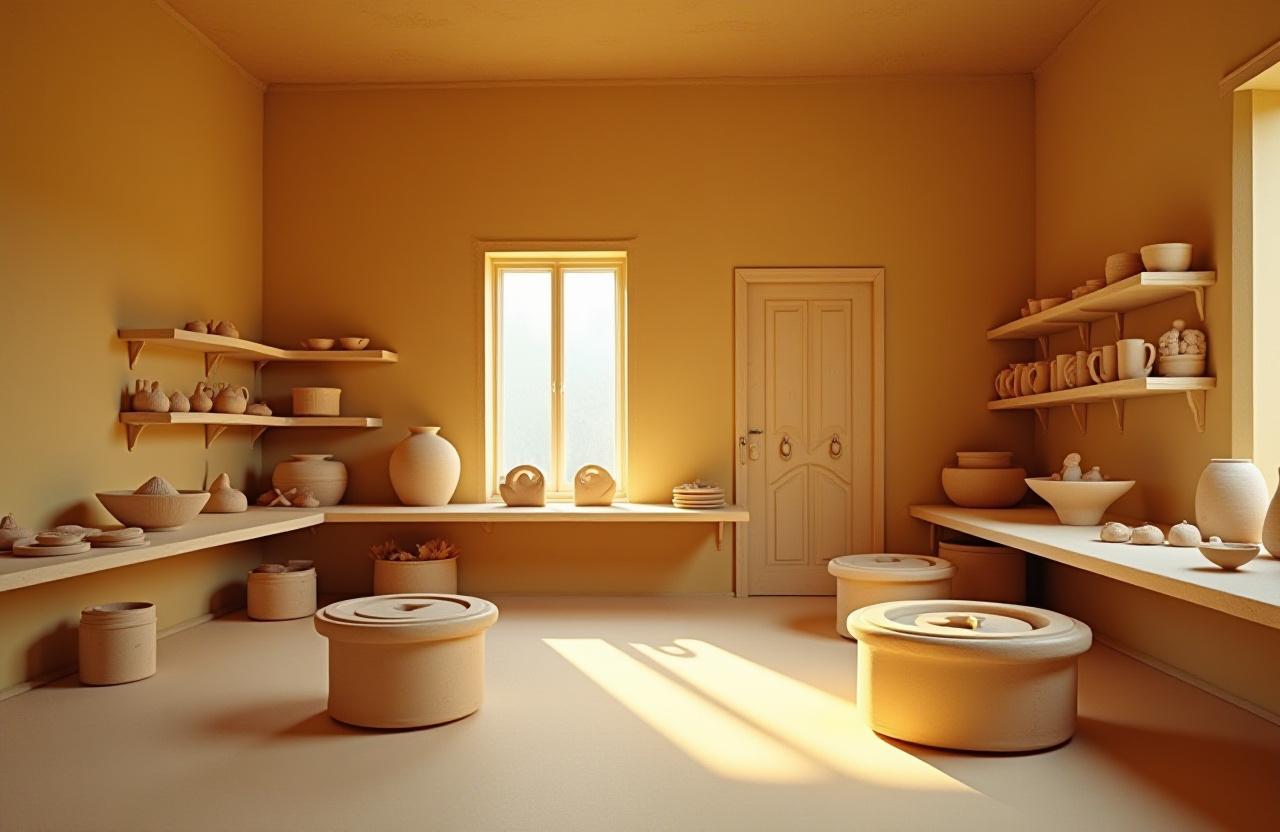 Keramik værksted i København med fisketema